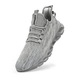 Men's Sneakers Breathable Running Shoes Light Casual Footwear Classic Vulcanized Trendy Mesh MartLion 3053-gray 43 
