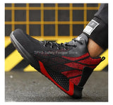 Man Safety Boots High top Safety Shoes Men Women Steel Toe Work Shoes Men Anti-smash Indestructible Construction Boots Winter MartLion