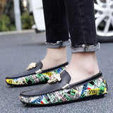 Wedding Men's Loafers Slip on Casual Shoes Breathable Driving Walking Office Moccasins Mart Lion   