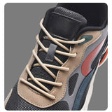 Spring Shoes Men's Running Mesh Breathable Walking Sports Tick Sole Casual Sneakers Mart Lion   