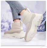  Winter Warm Women's Snow Boots Casual Cotton Shoes Anti-slip Faux Lightweight Tide MartLion - Mart Lion