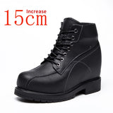 Men's Increased Shoes Men Increasing Shoes Extra Super  Casual Elevator Shoes Boots Man MartLion   