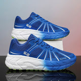 Cushioning Men's Running Shoes Women Light Comfort Jogging Trendy Design Sneakers Training Sports Mart Lion LT169BLUE 7 