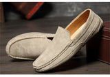 Suede Leather Men's Loafers Luxury Casual Shoes Boots Handmade Slipon Driving  Moccasins Zapatos Mart Lion   