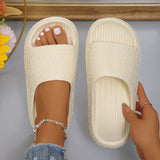 Women's Thick Bottom Cloud Slippers Summer Candy Color Platform Sandals Light Non-Slip Casual Beach Shoes Flip Flops MartLion   