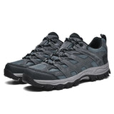 Hiking Boots Trekking Shoes Men's Outdoor Hiking Trekking Sneakers Breathable Hunting MartLion Grey Eur 39 