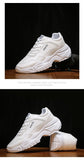 Sneakers Men;s Casual Platform Running Sport Shoes Spring Autumn White Lace Up Outdoor Vulcanize Zapatillas Mart Lion   