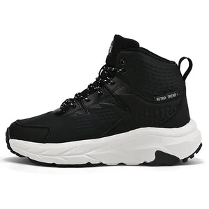 Winter Street Style Men's Boots Height Increasing Light Adult Women's Sports Casual Shoes Sneakers MartLion Black 36 