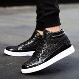 Trendy Shoes Men's High-top Autumn Trend Casual Stage Sneakers Mart Lion   