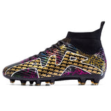 Football Boots Kids Boy Tf Indoor Soccer Shoes Men's Turf Leather Training Sneakers Mart Lion   