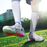  Children's Football Boots Men's Studded Lightweight Soccer Shoes For Kids Training Footwear Mart Lion - Mart Lion