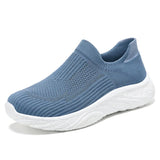Couple Running Breathable Sports Shoes Lightweight and Spring Summer Men's Casual MartLion Blue - Women 36 