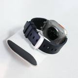 Rubber Strap For Apple Watch Ultra 2 49mm Series 9 8 7 45mm Soft Sports Band For iWatch 6 5 4 SE 44mm 42mm Silicone Bracelet MartLion   