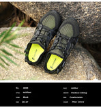  Men's Trekking Hiking Shoes Summer Mesh Breathable Sneakers Outdoor Trail Climbing Sports Waterproof Cycling Shoes MartLion - Mart Lion