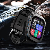 C26 Smart Watch 100+ Sports Modes Bluetooth Call Smartwatch 1.96" AMOLED Display 1ATM Waterproof Outdoor Military Wristwatch MartLion   