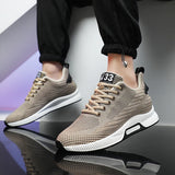 Sneakers Men Height Increase Insoles 6cm Elevator Shoes Taller Heel Lift Plus Size 37-46 MartLion   