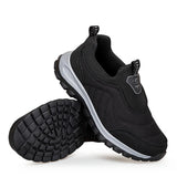 Casual Shoes Men's Sneakers Outdoor Walking Women Unisex Light Non-slip Loafers MartLion black 36 