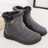 Snow Women Boots Women's Boots Waterproof Women Shoes Zipper Shoes Woman MartLion   