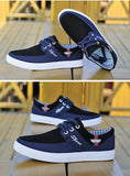 Men's Espadrilles Canvas Shoes Basic Flats Comfort Loafers Casual Sneakers Black Mart Lion   