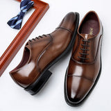 Men's Split Leather Shoes Rubber Sole Office Dress Lether Genuine Wedding Party Mart Lion   