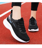 Shoes Spring Running Soft Sole Breathable Mesh Sports Shoes women MartLion   