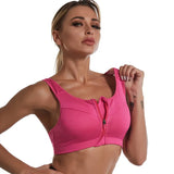 Push Up Bra For Women's Underwear Gym Tube Bralette Seamless Sports Bra Yoga Crop Top Lingerie Lady Clothing MartLion rose red XL 