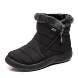 Snow Women Boots Women's Boots Waterproof Women Shoes Zipper Shoes Woman MartLion   