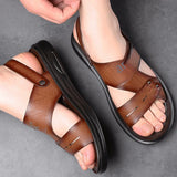 Outdoor Soft-Soled Sandals for Men, Light weight Beach Shoes MartLion   