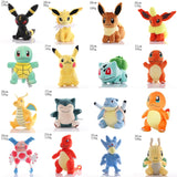 Pokemon Plush Toy Pikachu Stuffed Eevee Charmander Squirtle Charizard Blastoise Bulbasaur Anime Figure Doll Baby Christmas Gift MartLion   