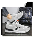 Non-slip Vulcanized Shoes Men's Trendy Sneakers Breathable Running Shoes Outdoor MartLion   
