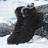 Winter Men Boots Warm  Outdoor Men's Snow Boots Non-slip Men Cotton Boots Lightweight Waterproof Working Ankle Boots MartLion   