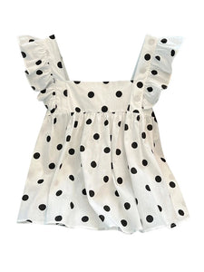 Summer Women Top Mori Girl Polka Dot Chiffon Shirts MartLion   