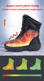 Winter Boot Men's Waterproof Ankle Boots Men Thick Plus Warm Large Snow Hiking Boots Outdoor Cotton Shoes Sneakers MartLion