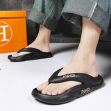 Summer Shoes Soft Bathroom Slippers Pillow Slides Outdoor Indoor Women Thick Bottom Platform Sea Flip-Flop Thong Sandals Mart Lion   