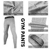 Men's Running Leggings Sportswear Quick Dry Gym Fitness Tights Workout Training Jogging Sports Trousers Compression Sport Pants MartLion