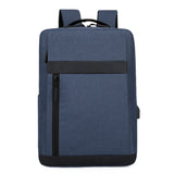 Laptop Backpack Multifunctional Waterproof Bags For Computer Men's Backpack USB Charging Backpack Nylon Casual Rucksack Mart Lion Blue 15-inch 