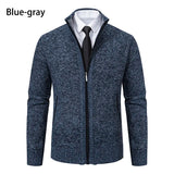 Vintage Knitted Cardigan Jackets Men's Winter Casual Long Sleeve Turn-down Collar Sweater Coats Autumn Outerwear MartLion   