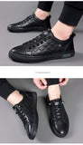 Men's Casual Shoes Designer Luxury Knurling Genuine Leather Flats Skateboard Street Sneakers Mart Lion   