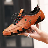 factory leather octopus peas shoes summer casual men's Mart Lion   