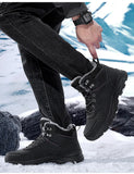 snow boots men winter boots keep warm plush boots hiking boots men casual shoes men mountain snow boots MartLion