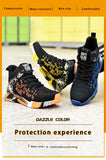 Men's Work Safety Boots Anti-smash Anti-puncture Work Sneakers High Top Safety Shoes Indestructible MartLion   