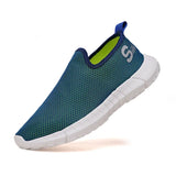 Summer Sneakers Men's Lightweight Breathable Mesh Sports Shoes Slip-on Sock MartLion shenlan C872 39 CHINA