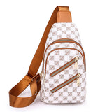 Design Women PU Leather Shoulder Messenger Chest Bag Ladies Crossbody Bags Pack Travel Chest Handbags Purse Mart Lion   