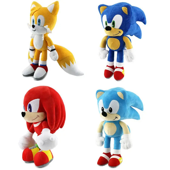  30CM Super Sonic Plush Toy The Hedgehog Amy Rose Knuckles Tails Cute Cartoon Soft Stuffed Doll Birthday Gift For Children MartLion - Mart Lion