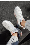  Shoes Summer Popcorn Bottom Sneakers Breathable Rain Mesh Fly Woven Casual Shoes Trendy Old Mart Lion - Mart Lion