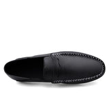 Men Loafers Slip On Leather Men Casual Shoes  Footwear Flats Moccasins MartLion   