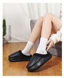 Unisex Casual Slippers Winter Warm Home Cotton Shoes Light Waterproof Garden Indoor Slip On Men's MartLion   