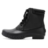 Mens Duck Boot | Waterproof | Fur Lined Insulated Winter Snow Boot MartLion Black 7