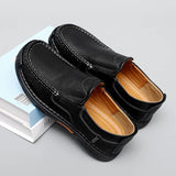 Men Leather Shoe Natural Leather Shoes for Men Sneakers Male Loafers MartLion   