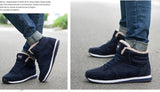 Men's Sneakers With Fur Winter Shoes Casual Winter Tennis Casual Couple Footwear Black MartLion   